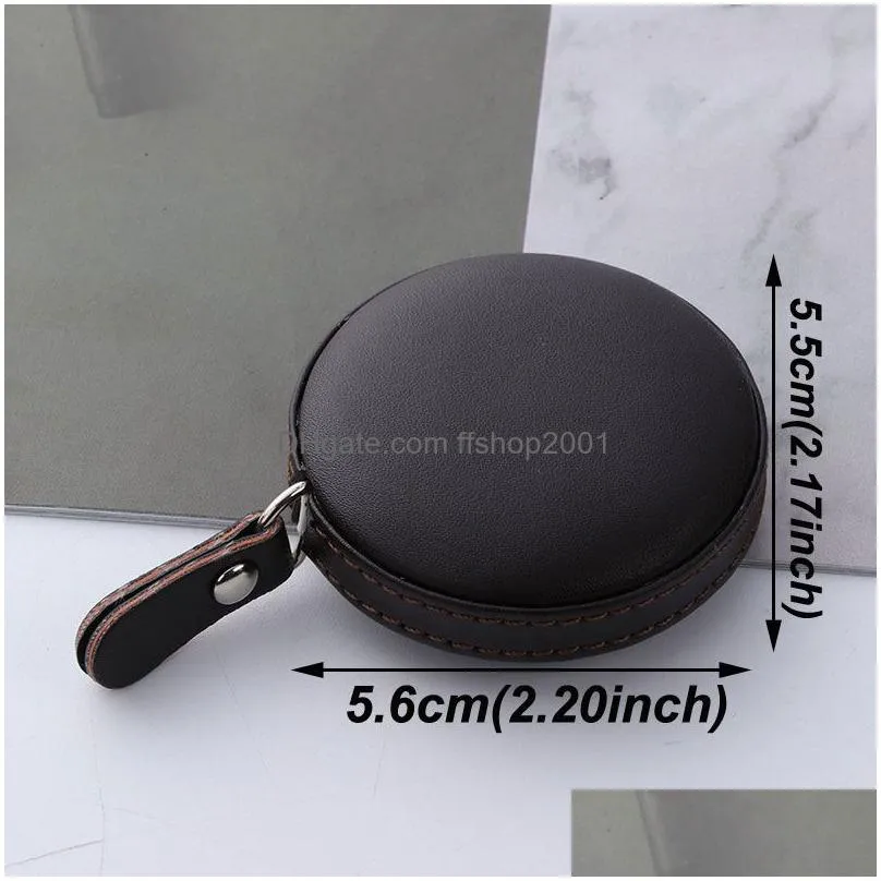 Wholesale Portable Mini Mini Retractable Tape Measure For Household  Tailoring And Sewing Soft PU Leather Waist Circumference Measuring Tool  VT1501 From Ffshop2001, $0.73